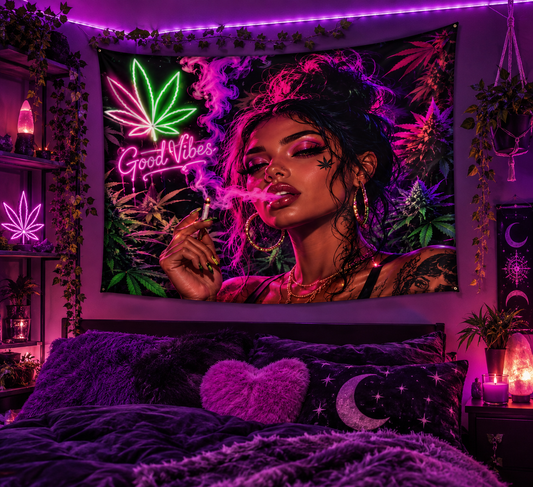 "High Maintenance" Indoor Wall Tapestry Customizable Size, Just Contact Owner
