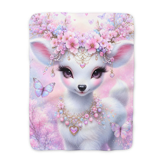 "Deerling Darling" Fleece Soft Blanket