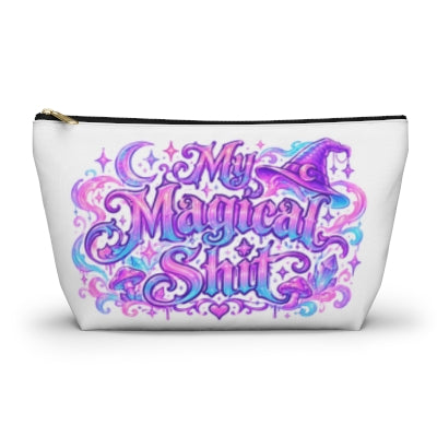 "My Magical Sh*t" Pouch — Witchy Cosmetic & Organizer Bag