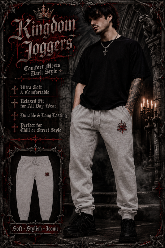 "King Of Broken Hearts" Sweatpants — Nautical Vintage Fleece Joggers