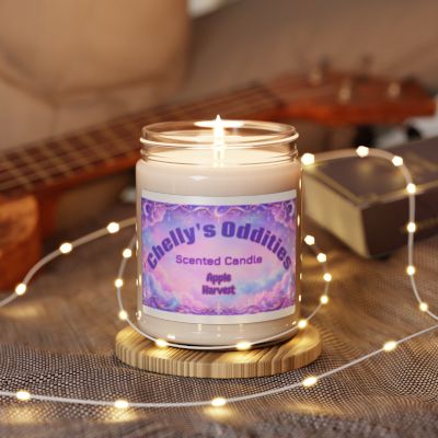 Scented Soy Candle — 9 oz Jar (Chelly's Oddities)